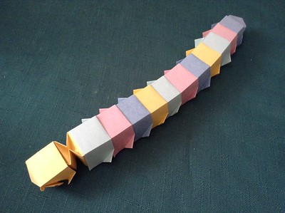 Origami Doodlebug by Yami Yamauchi on giladorigami.com