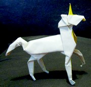 Origami Unicorn by Stephen Weiss on giladorigami.com