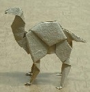 Origami Camel by Gabriel Alvarez Casanovas on giladorigami.com