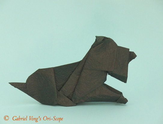 Origami Terrier by Neal Elias on giladorigami.com