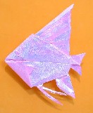 Origami Angelfish by John Montroll on giladorigami.com