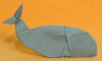 Origami Whale by John Montroll on giladorigami.com