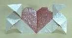Origami Pajaritas and heart by Francis Ow on giladorigami.com
