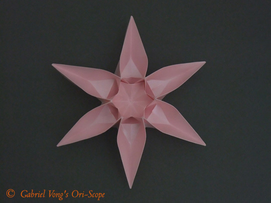 Origami Snowflower 2 by Philip Shen on giladorigami.com