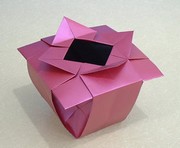 Origami Chinese vase (Verdi