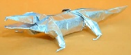 Origami Alligator by Stephen Weiss on giladorigami.com