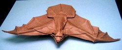 Origami Bat by Michael G. LaFosse on giladorigami.com