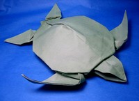 Origami Sea turtle by Michael G. LaFosse on giladorigami.com
