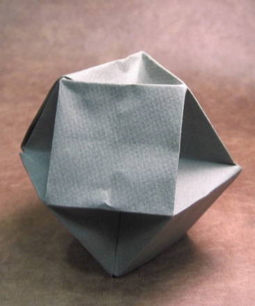Origami Cubehemioctahedron by John Montroll on giladorigami.com