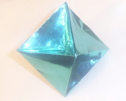 Origami Heptahedron by John Montroll on giladorigami.com