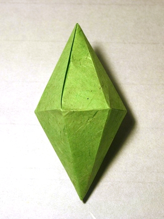 Origami Hexagonal dipyramid by John Montroll on giladorigami.com