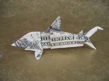 Origami Shark by John Montroll on giladorigami.com