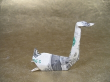 Origami Swan by John Montroll on giladorigami.com