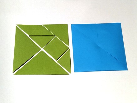 Origami Tangram by Pietro Macchi on giladorigami.com