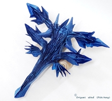 Origami Glaucus atlanticus - blue sea slug by Andrey Ermakov on giladorigami.com
