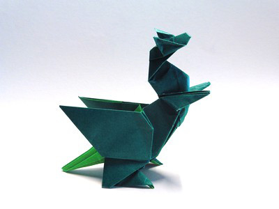 Origami Dragon by Xabier Sevillano on giladorigami.com