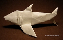 Origami Shark by Fernando Castellanos on giladorigami.com