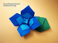 Origami Flower by Eduardo Clemente on giladorigami.com