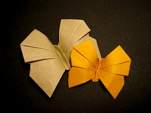 Origami Butterfly by Fabian Correa on giladorigami.com