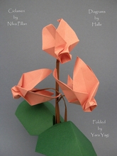 Origami Cyclamen by Nilva Pillan on giladorigami.com