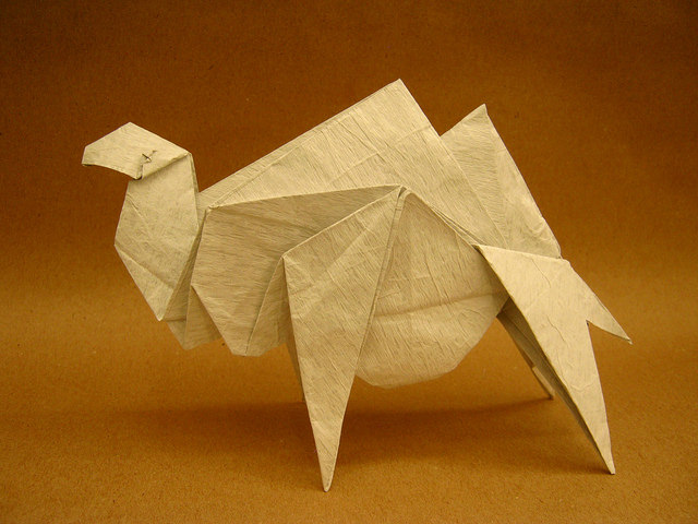 Origami Camel by Richard Galindo Flores on giladorigami.com