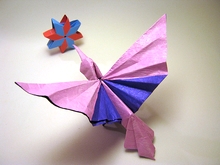 Origami Hummingbird by Aldo Marcell on giladorigami.com