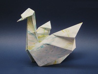 Origami Swan by Jaime Nino Bernal on giladorigami.com