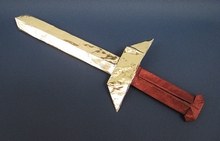 Origami Magic sword by Pere Olivella on giladorigami.com