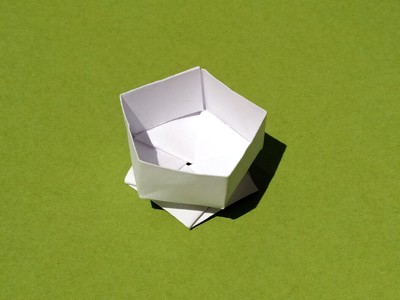 Origami 5 sided box by Unknown on giladorigami.com