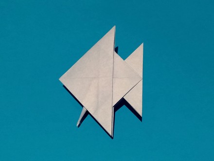 Origami Angelfish by John Montroll on giladorigami.com
