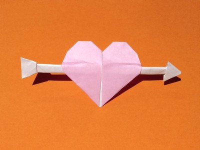 Origami Heart and arrow by Alfredo Giunta on giladorigami.com