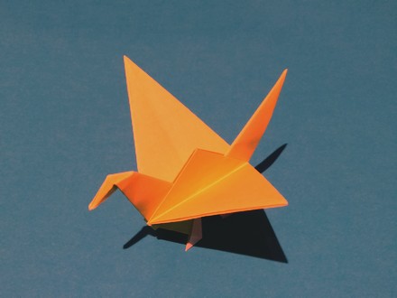 Origami Bird with stand by James Randolph on giladorigami.com