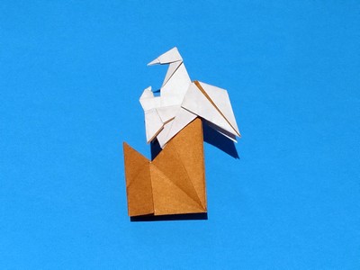 Origami Birds in a nest by Madiyar Amerkeshev on giladorigami.com