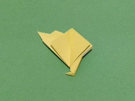 Origami Chick by Fuchimoto Muneji on giladorigami.com