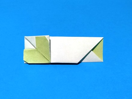 Origami Chopstick wrapper with heart by Yamada Katsuhisa on giladorigami.com