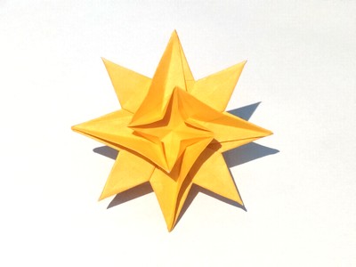 Origami Christmas star by Klaus Dieter Ennen on giladorigami.com