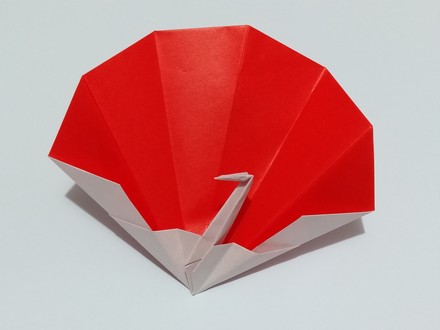 Origami Crane fan card by Takagi Hiromi on giladorigami.com
