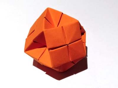 Origami Cuboctahedron by Manuel Arroyo on giladorigami.com