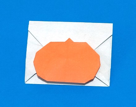 Origami Envelope with Jack-O