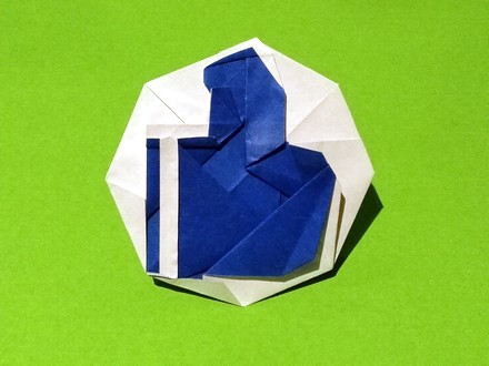 Origami Like button by KuCha (Mai Mingliang) on giladorigami.com