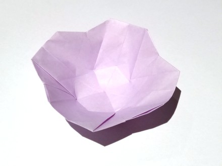 Origami Flower dish by Philip Shen on giladorigami.com