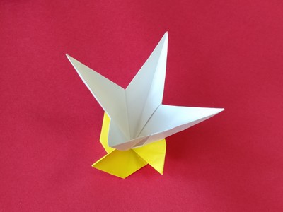 Origami Flower-shaped egg stand by Kimura Matsuyo on giladorigami.com