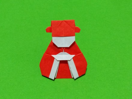 Origami God of wealth by KuCha (Mai Mingliang) on giladorigami.com