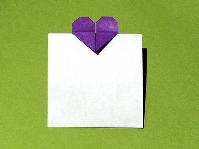 Origami Heart card by Francis Ow on giladorigami.com
