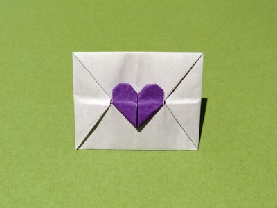 Origami Heart envelope by Francis Ow on giladorigami.com