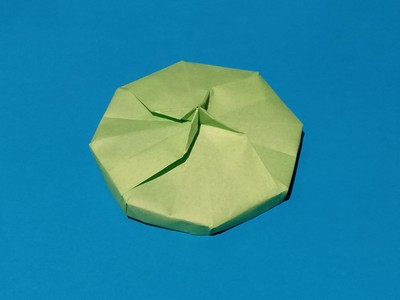 Origami Octagonal lid by Kunihiko Kasahara on giladorigami.com