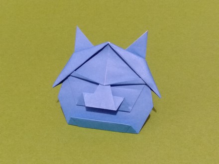 Origami Oni mask by Matsuno Yukihiko on giladorigami.com