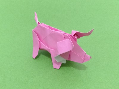 Origami Pig by Matthew Wong on giladorigami.com