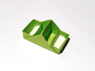 Origami Pill box with partitions by Christiane Bettens (Melisande) on giladorigami.com
