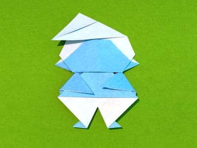 Origami Smurf by Susana Arashiro on giladorigami.com
